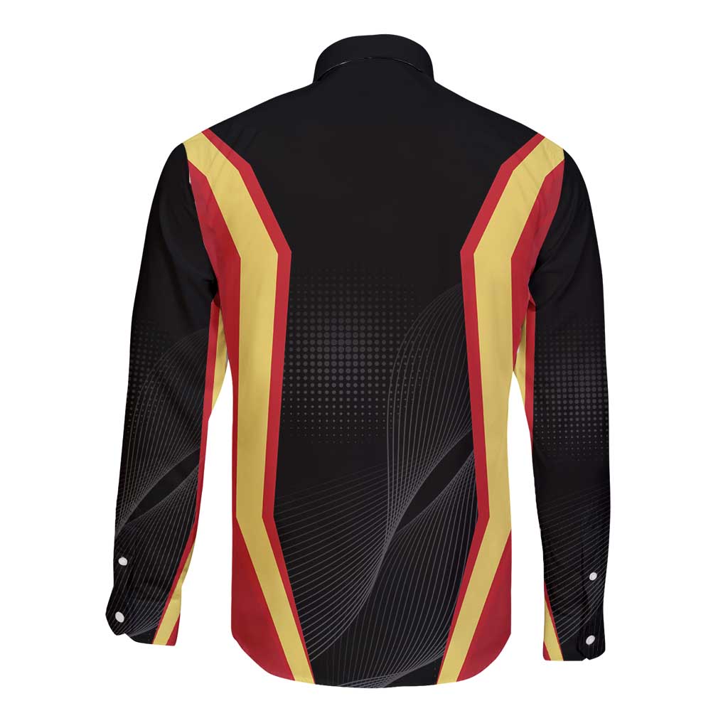 Personalized Beja Portugal Long Sleeve Button Shirt Sporty Style - Wonder Print Shop