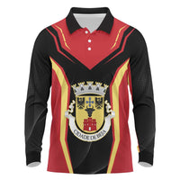 Personalized Beja Portugal Long Sleeve Polo Shirt Sporty Style - Wonder Print Shop