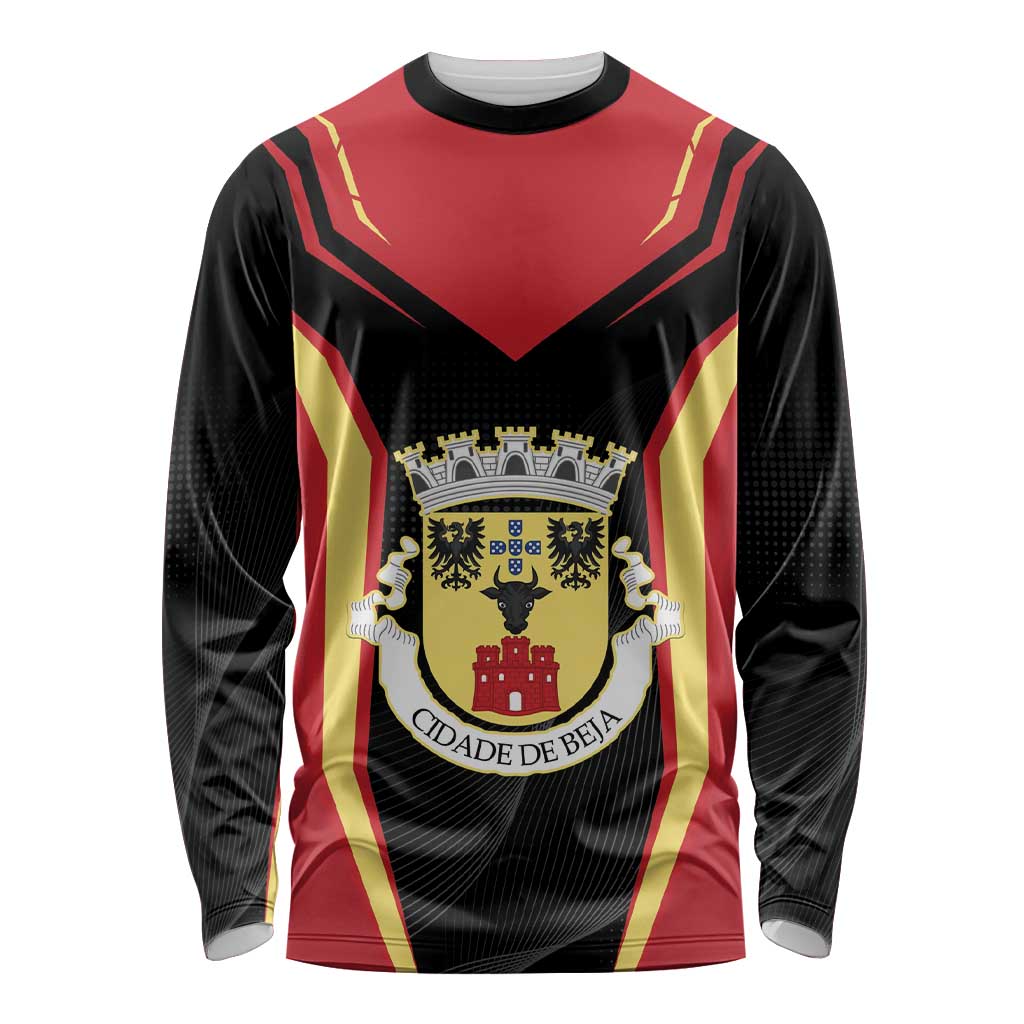 Personalized Beja Portugal Long Sleeve Shirt Sporty Style - Wonder Print Shop