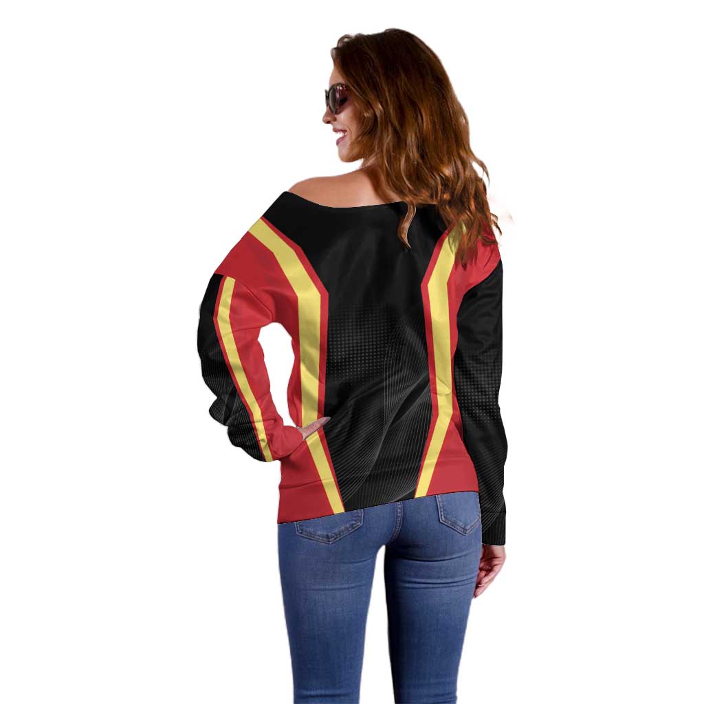 Personalized Beja Portugal Off Shoulder Sweater Sporty Style - Wonder Print Shop