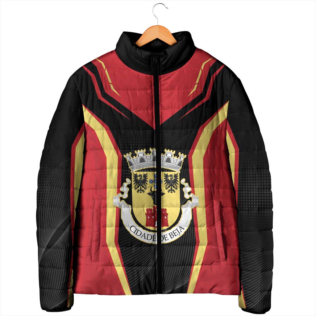Personalized Beja Portugal Padded Jacket Sporty Style - Wonder Print Shop