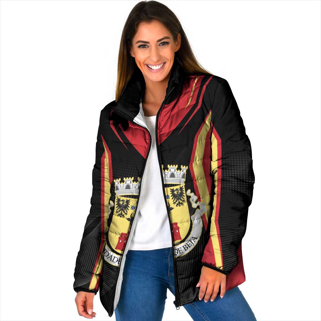 Personalized Beja Portugal Padded Jacket Sporty Style - Wonder Print Shop