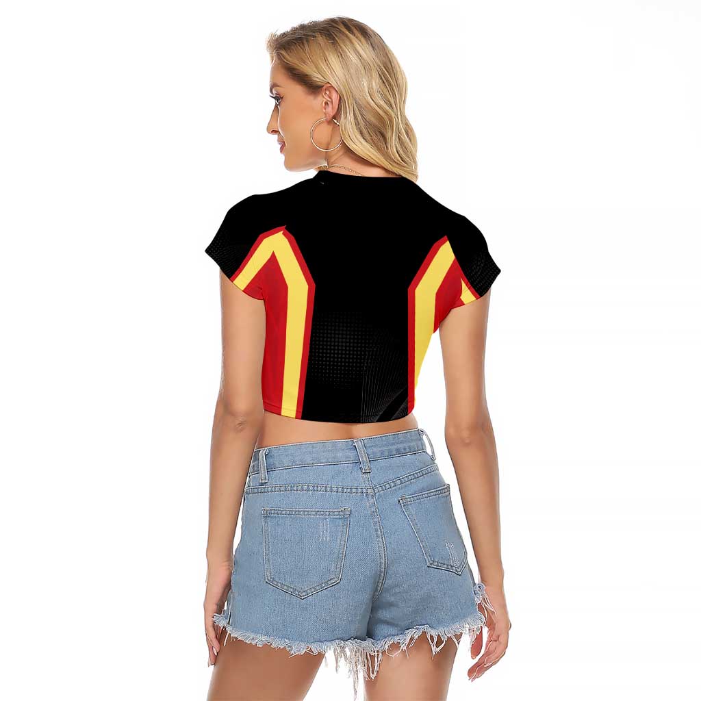 Personalized Beja Portugal Raglan Cropped T Shirt Sporty Style - Wonder Print Shop