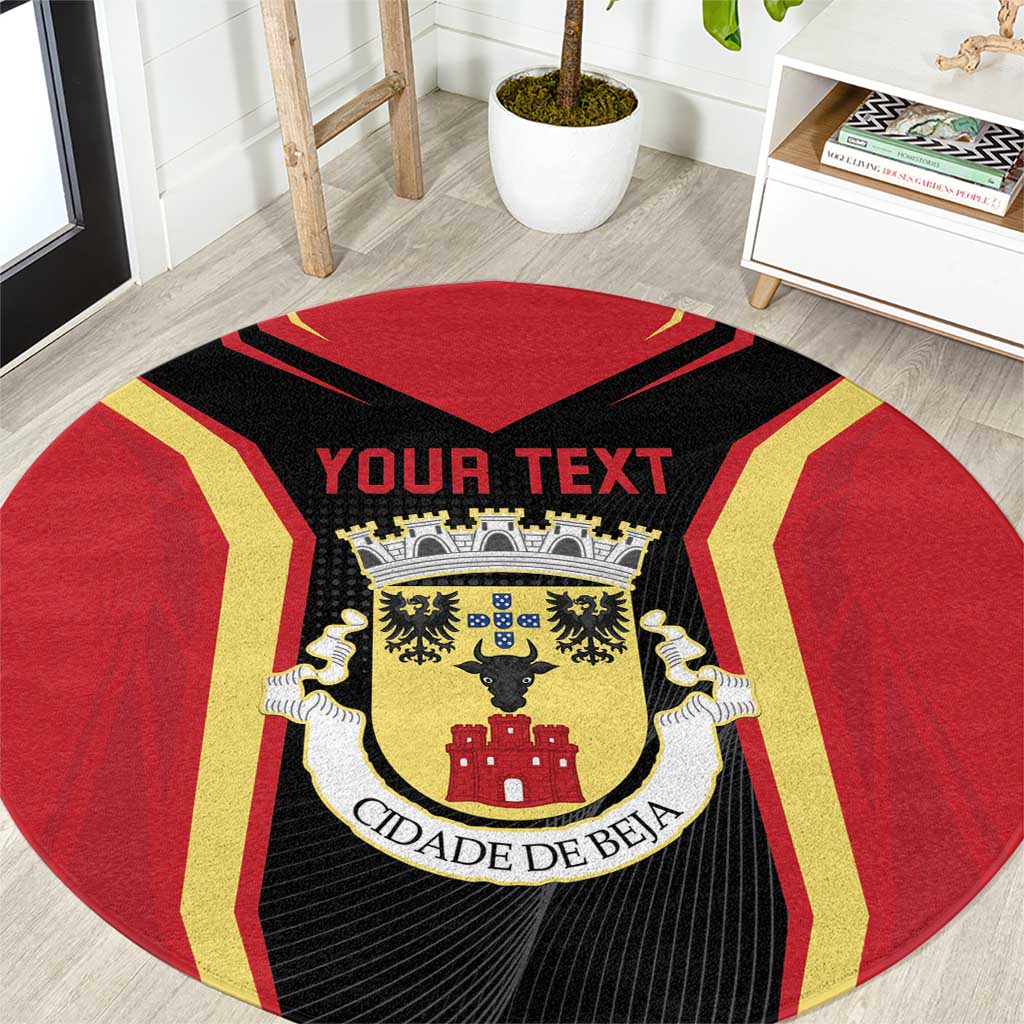 Personalized Beja Portugal Round Carpet Sporty Style - Wonder Print Shop