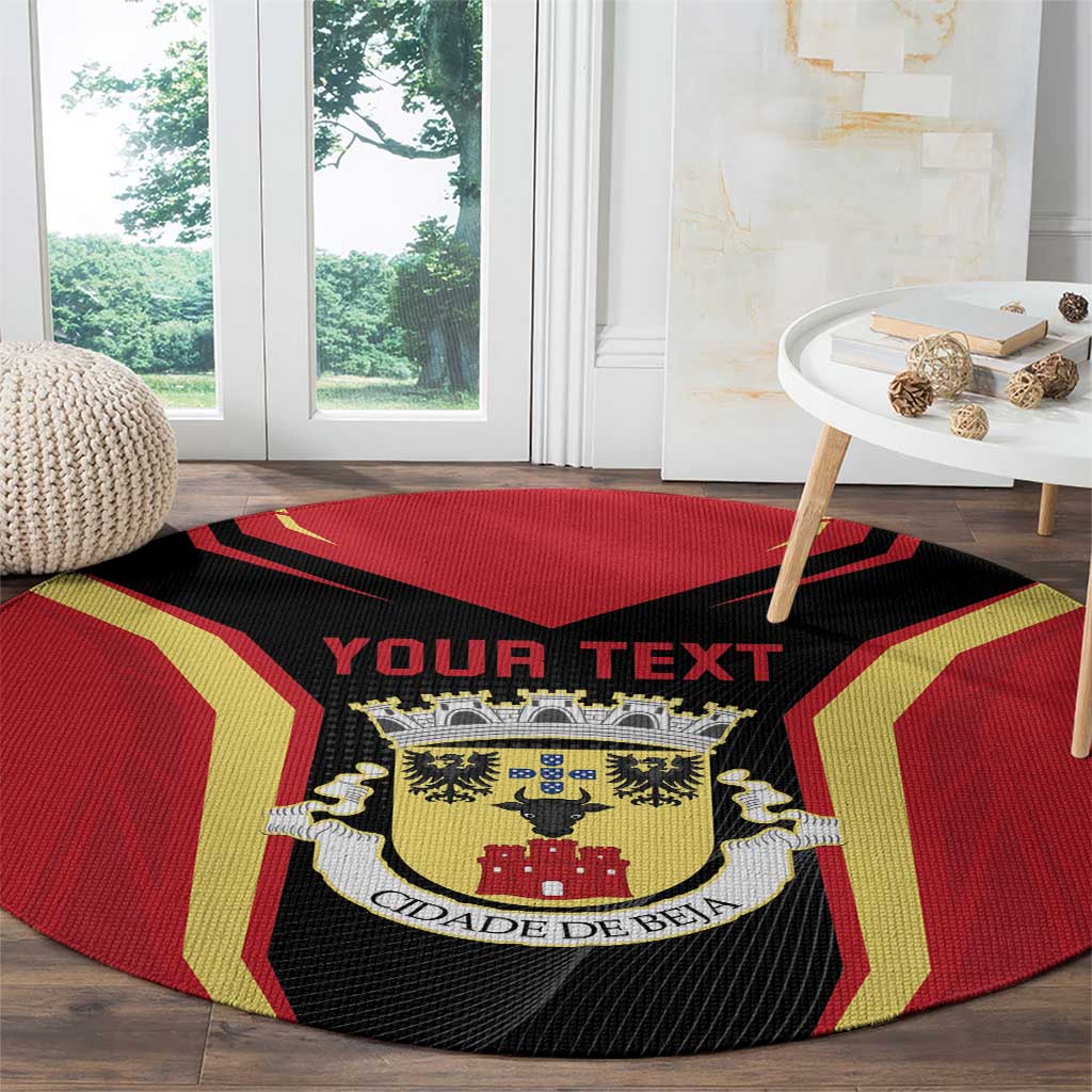 Personalized Beja Portugal Round Carpet Sporty Style - Wonder Print Shop