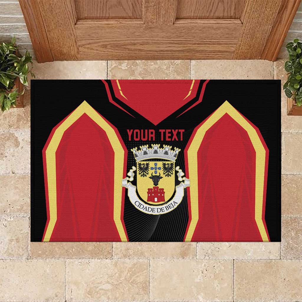 Personalized Beja Portugal Rubber Doormat Sporty Style - Wonder Print Shop