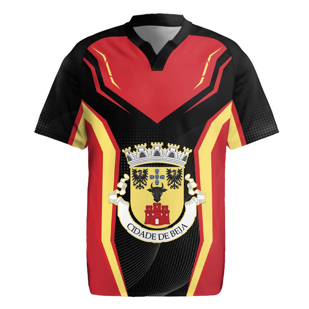 Personalized Beja Portugal Rugby Jersey Sporty Style - Wonder Print Shop