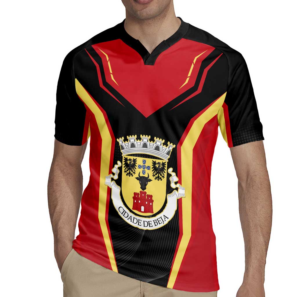 Personalized Beja Portugal Rugby Jersey Sporty Style - Wonder Print Shop
