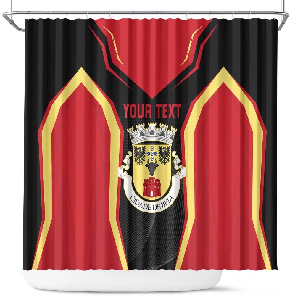 Personalized Beja Portugal Shower Curtain Sporty Style - Wonder Print Shop