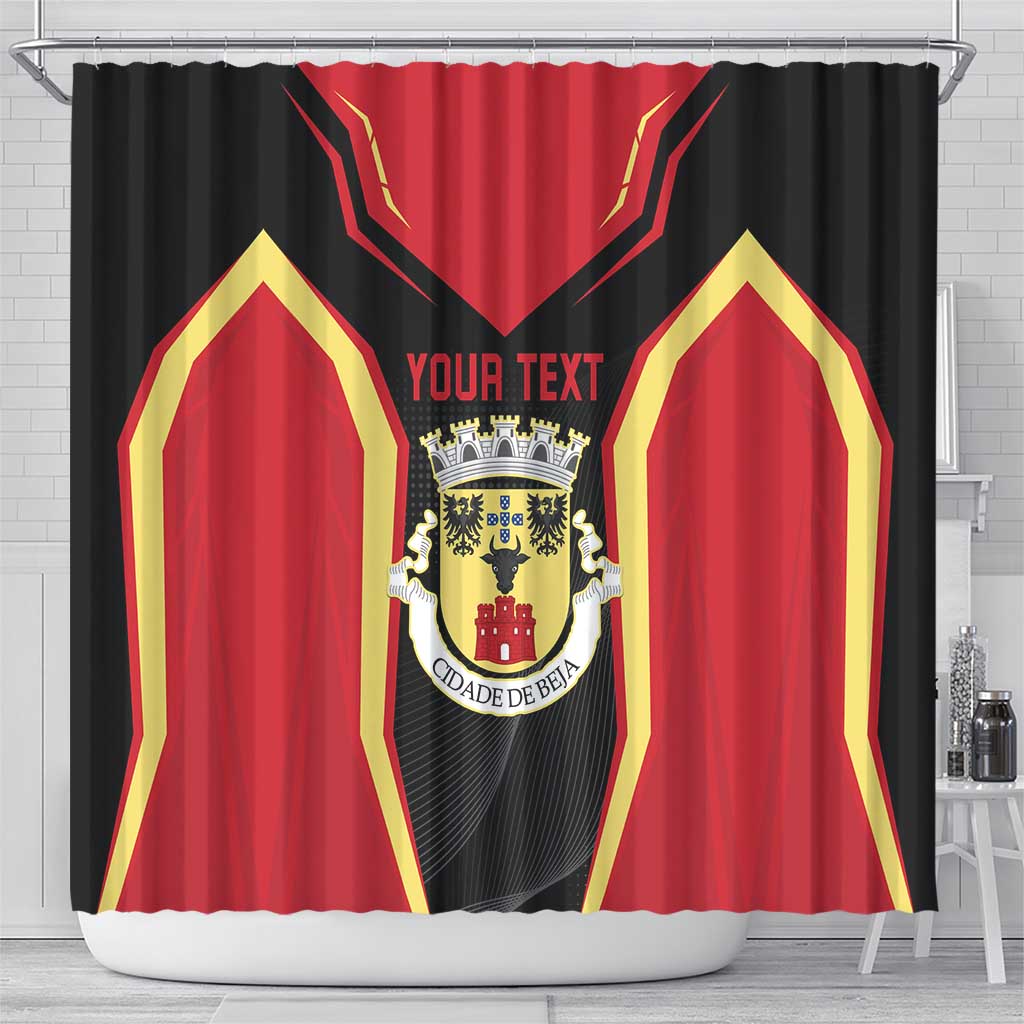 Personalized Beja Portugal Shower Curtain Sporty Style - Wonder Print Shop