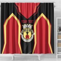 Personalized Beja Portugal Shower Curtain Sporty Style - Wonder Print Shop