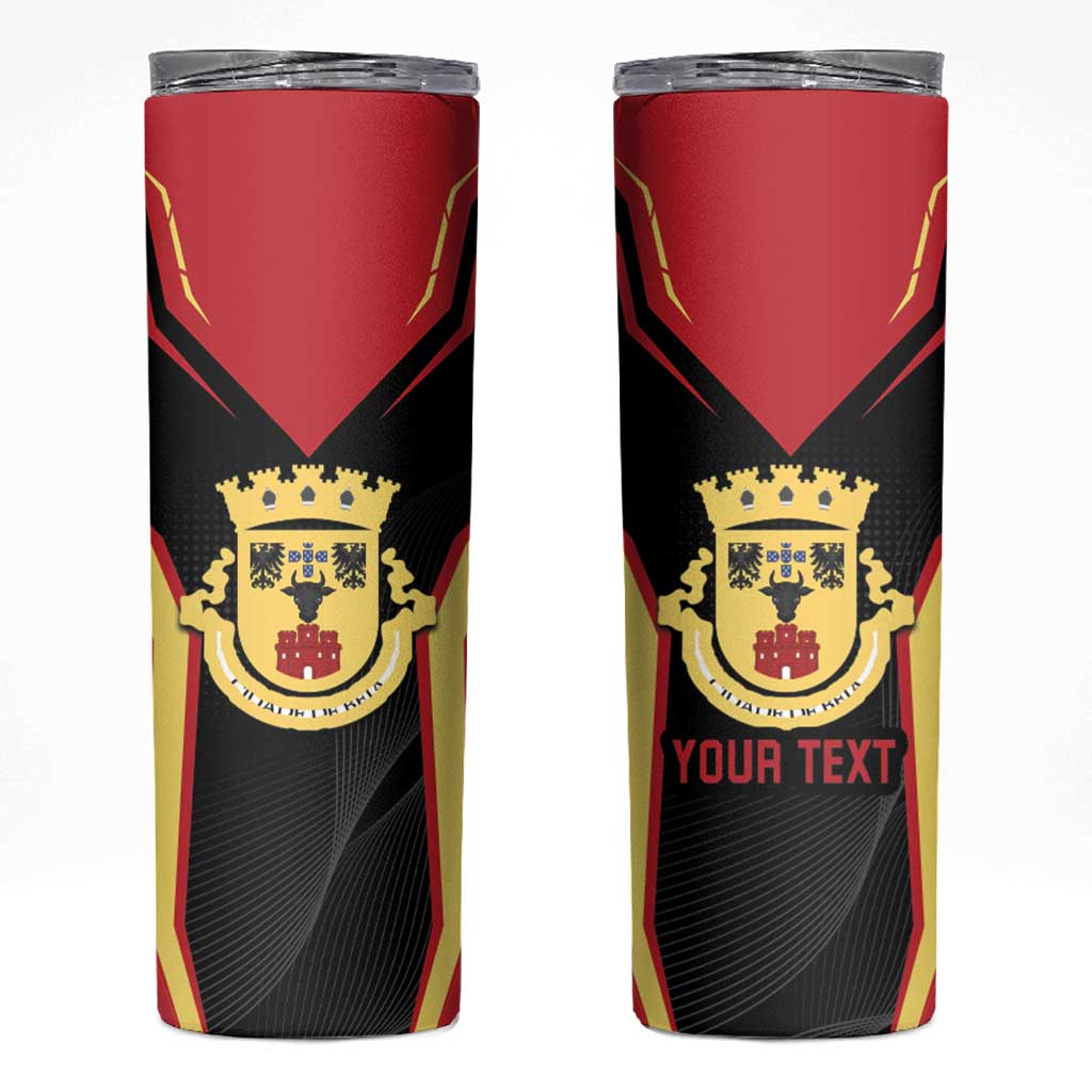 Personalized Beja Portugal Skinny Tumbler Sporty Style - Wonder Print Shop