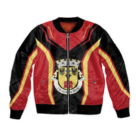 Personalized Beja Portugal Sleeve Zip Bomber Jacket Sporty Style - Wonder Print Shop