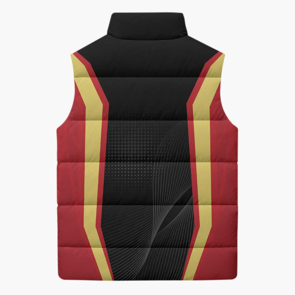 Personalized Beja Portugal Sleeveless Puffer Jacket Sporty Style - Wonder Print Shop