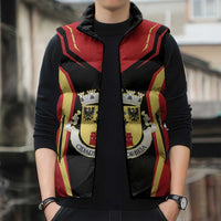 Personalized Beja Portugal Sleeveless Puffer Jacket Sporty Style - Wonder Print Shop