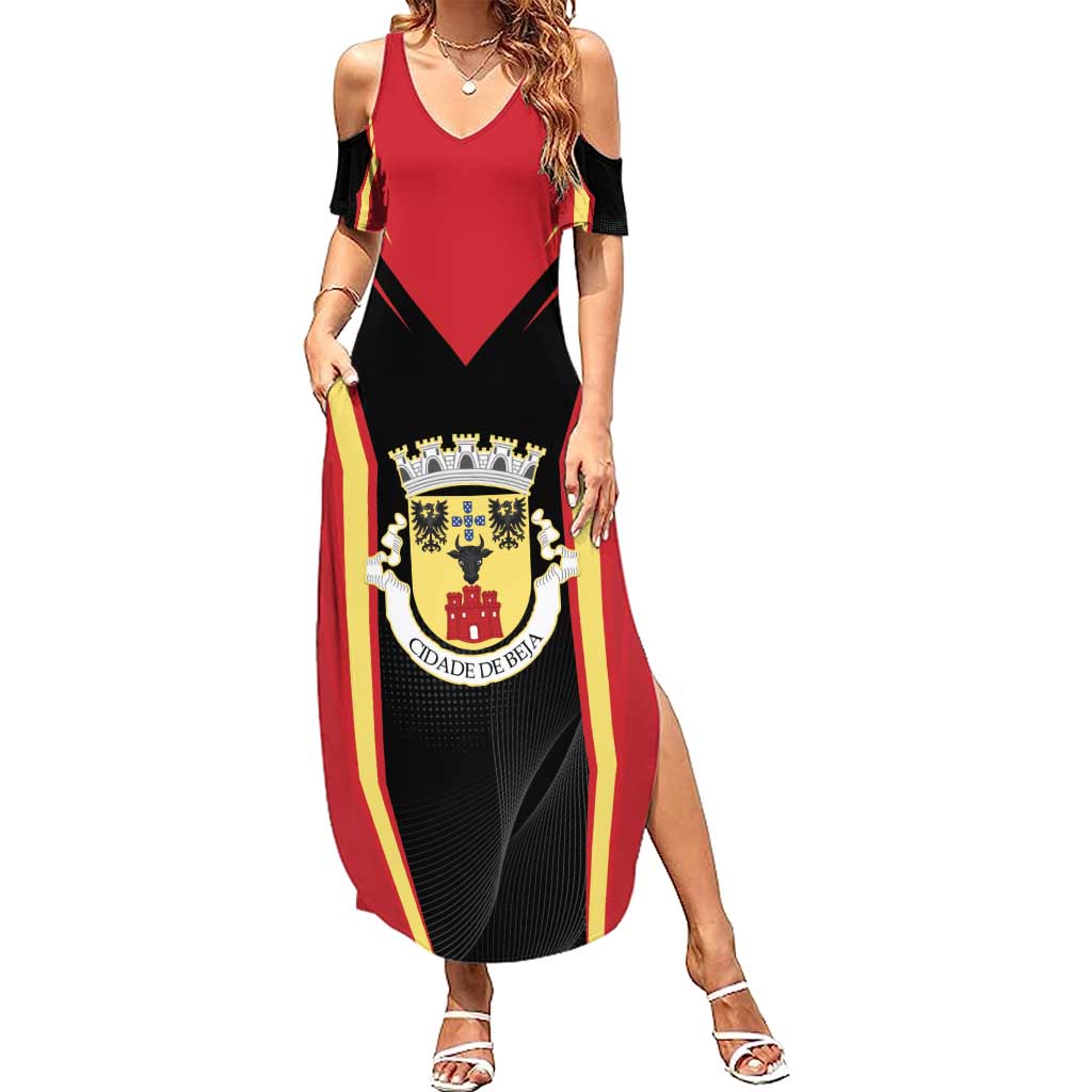 Personalized Beja Portugal Summer Maxi Dress Sporty Style - Wonder Print Shop