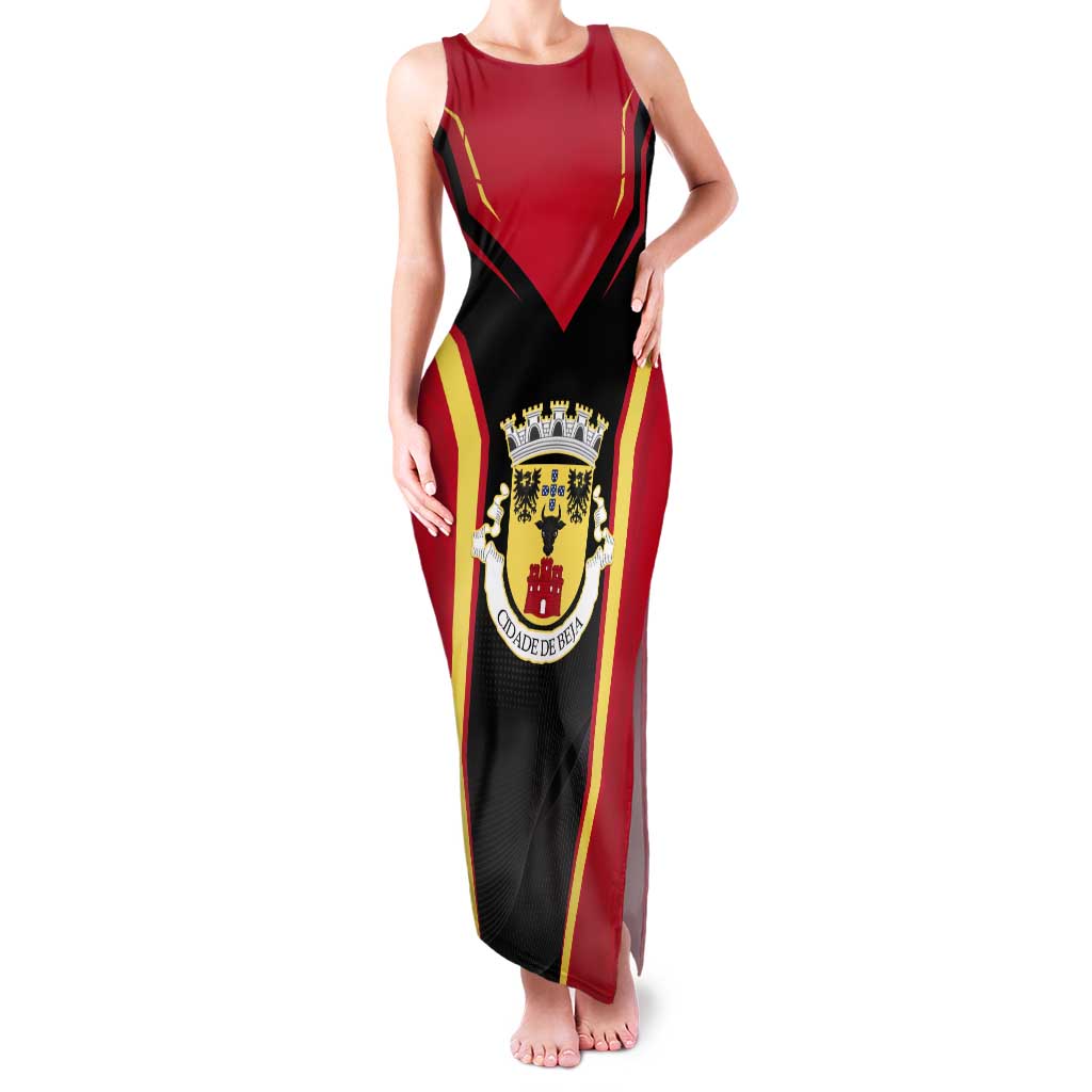 Personalized Beja Portugal Tank Maxi Dress Sporty Style - Wonder Print Shop