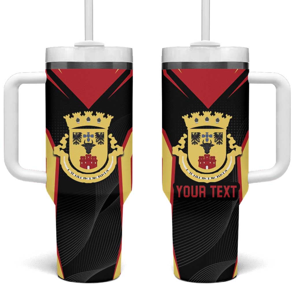 Personalized Beja Portugal Tumbler With Handle Sporty Style - Wonder Print Shop