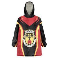 Personalized Beja Portugal Wearable Blanket Hoodie Sporty Style - Wonder Print Shop