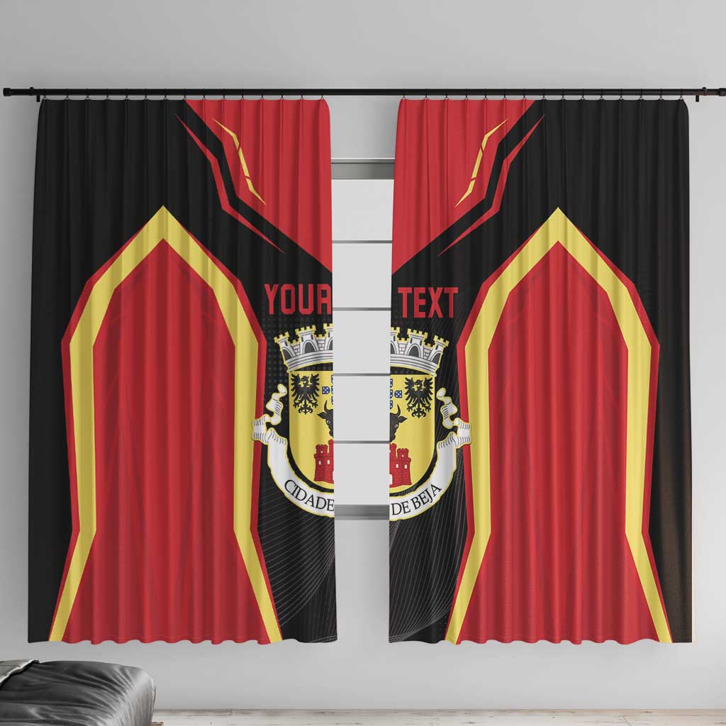 Personalized Beja Portugal Window Curtain Sporty Style - Wonder Print Shop