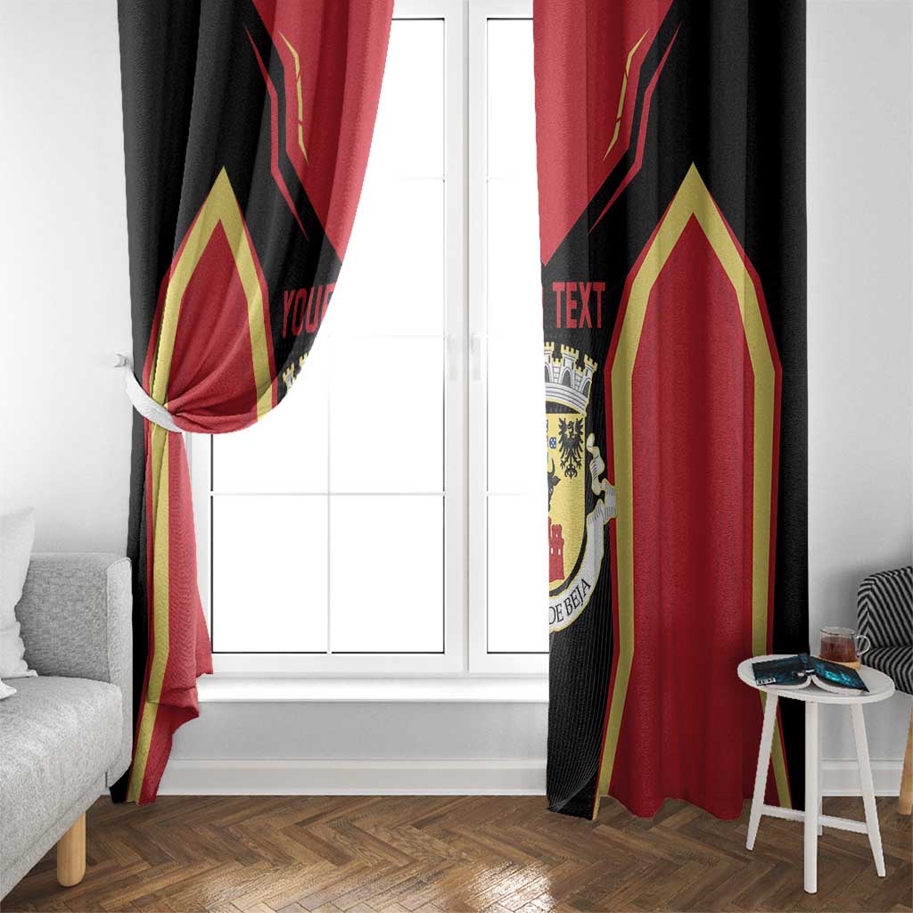 Personalized Beja Portugal Window Curtain Sporty Style - Wonder Print Shop