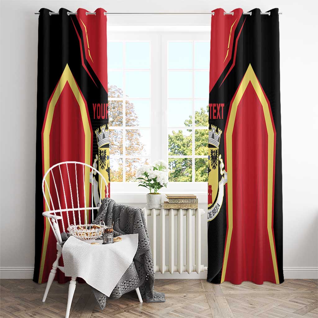 Personalized Beja Portugal Window Curtain Sporty Style - Wonder Print Shop