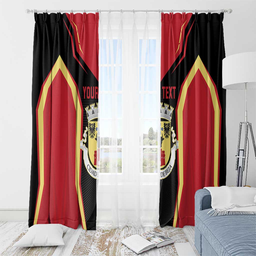 Personalized Beja Portugal Window Curtain Sporty Style - Wonder Print Shop