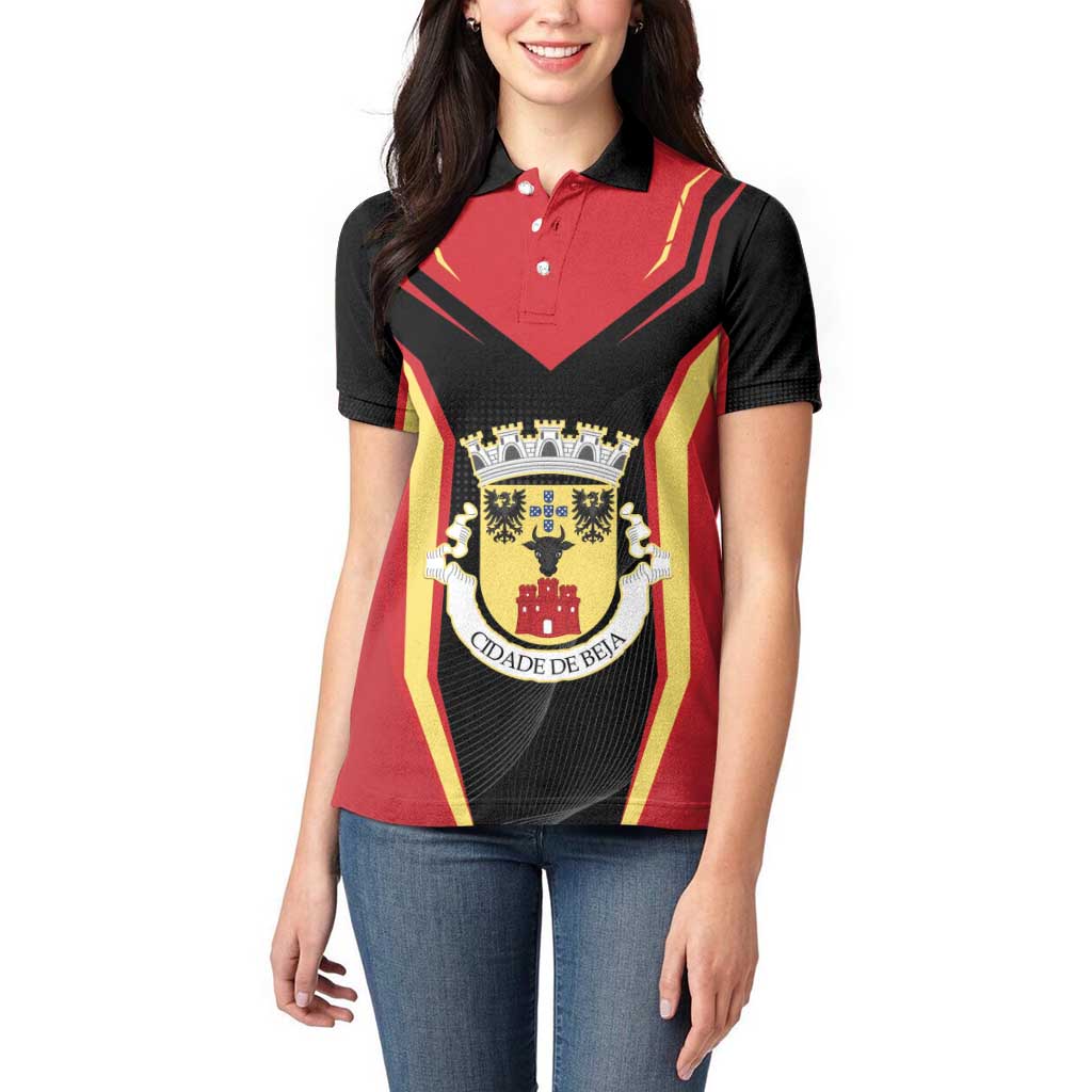 Personalized Beja Portugal Women Polo Shirt Sporty Style - Wonder Print Shop