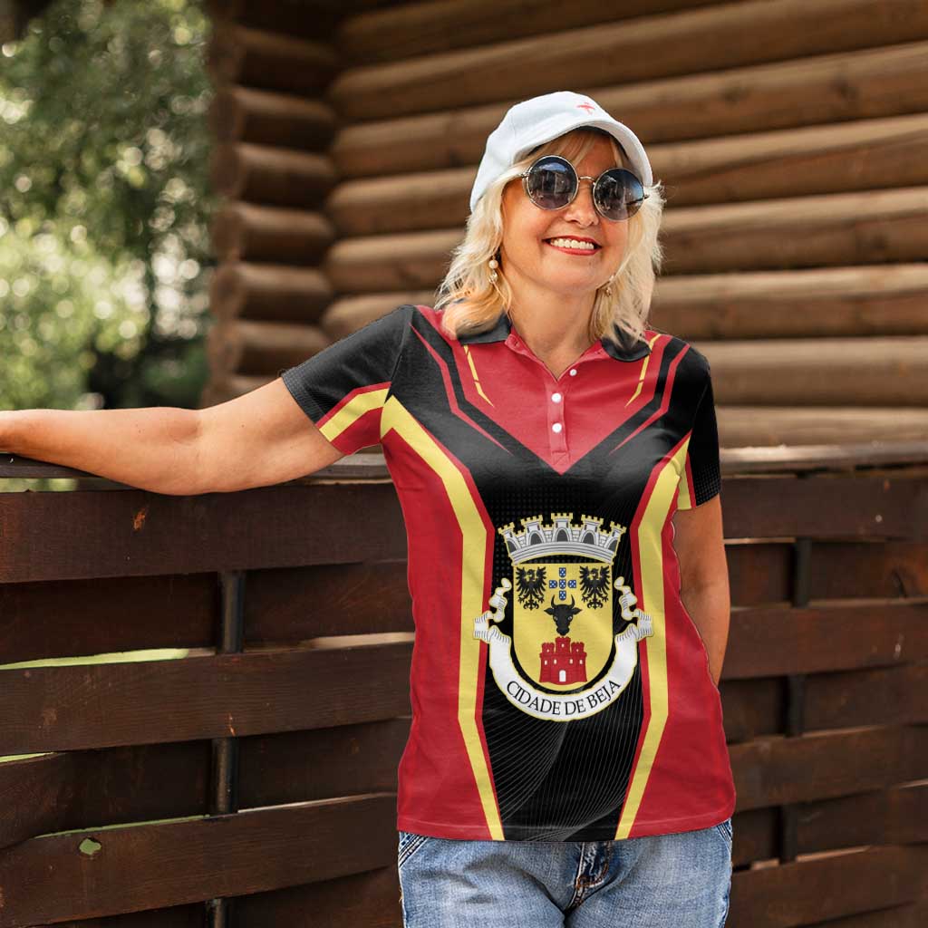 Personalized Beja Portugal Women Polo Shirt Sporty Style - Wonder Print Shop