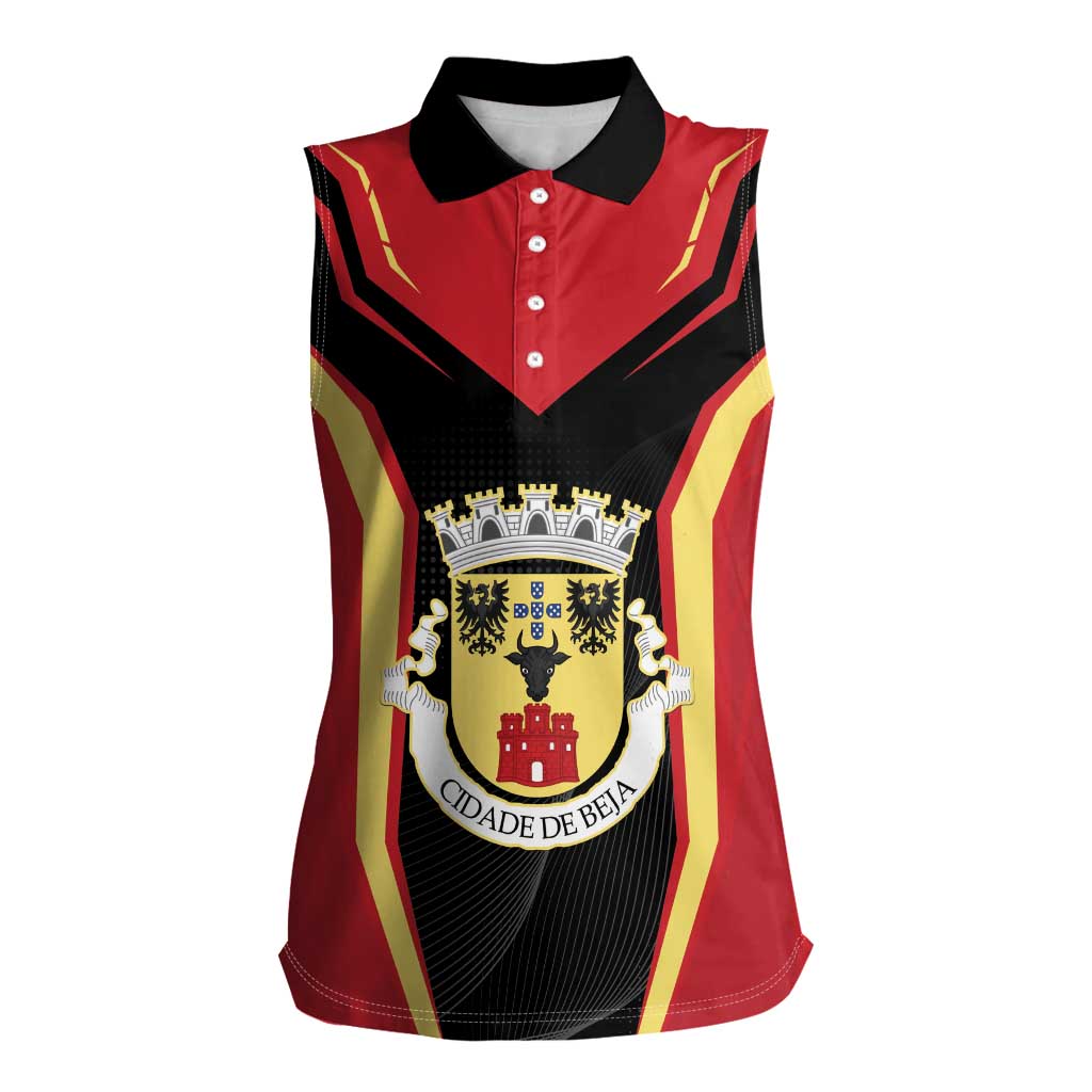 Personalized Beja Portugal Women Sleeveless Polo Shirt Sporty Style - Wonder Print Shop