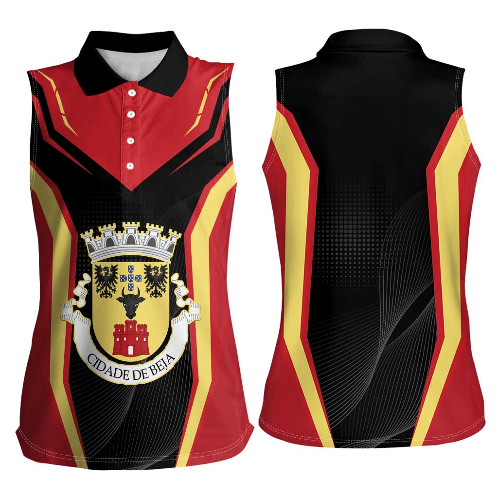 Personalized Beja Portugal Women Sleeveless Polo Shirt Sporty Style - Wonder Print Shop