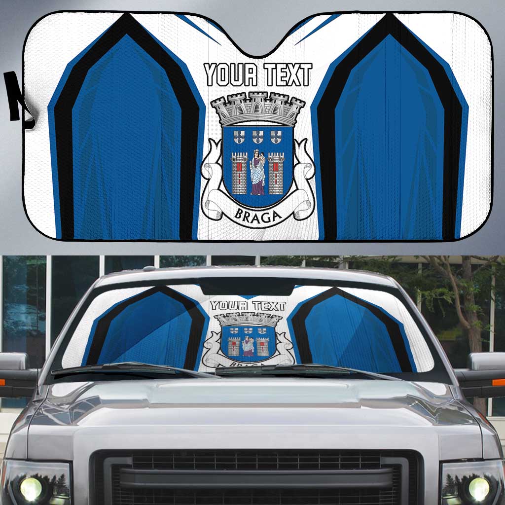 Personalized Braga Portugal Auto Sun Shade Sporty Style - Wonder Print Shop