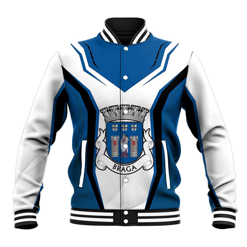 Personalized Braga Portugal Baseball Jacket Sporty Style - Wonder Print Shop