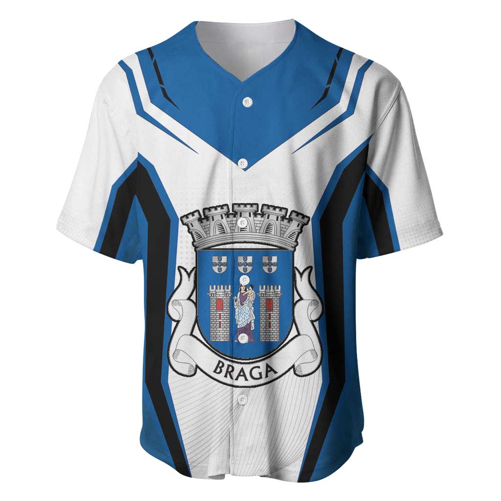 Personalized Braga Portugal Baseball Jersey Sporty Style - Wonder Print Shop