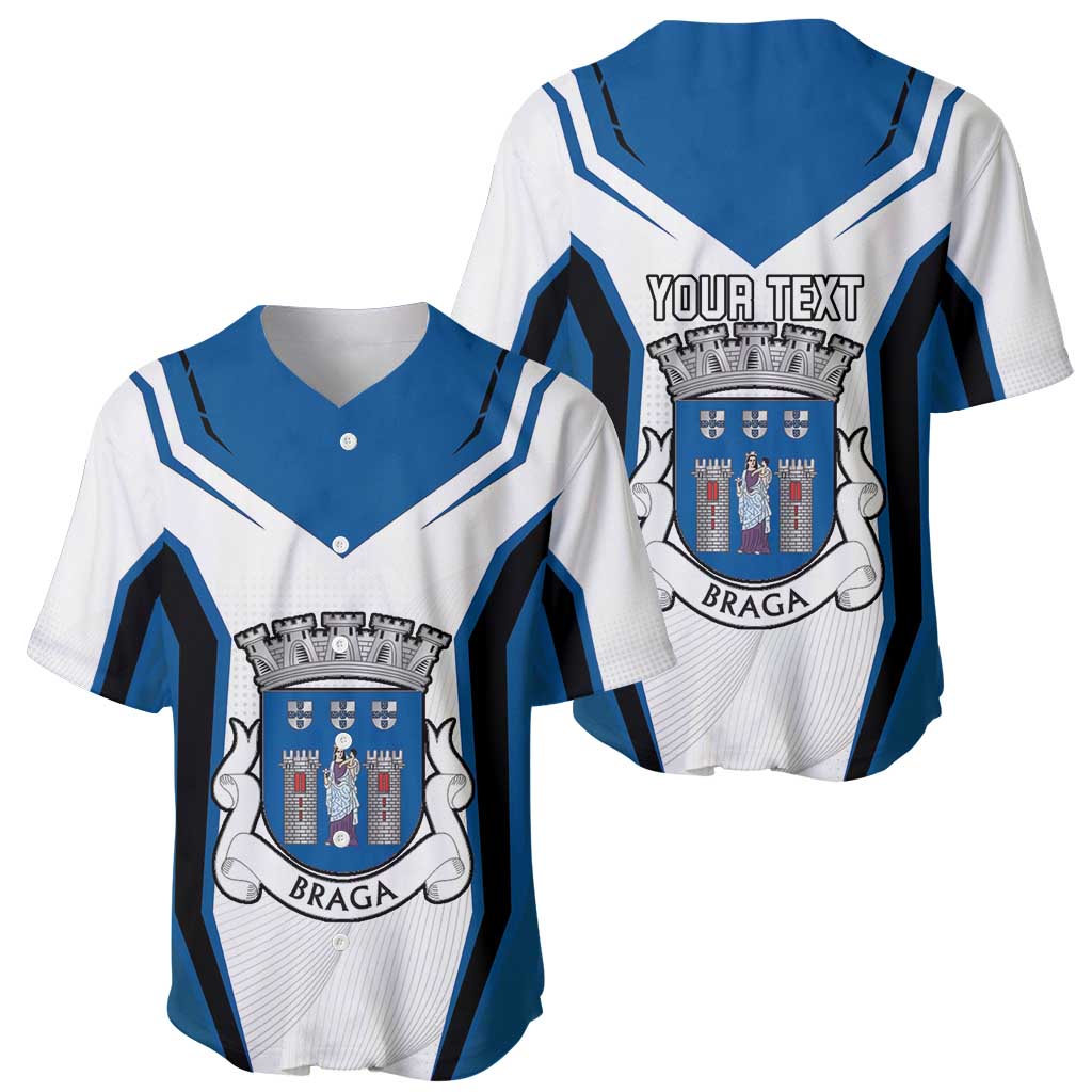 Personalized Braga Portugal Baseball Jersey Sporty Style - Wonder Print Shop