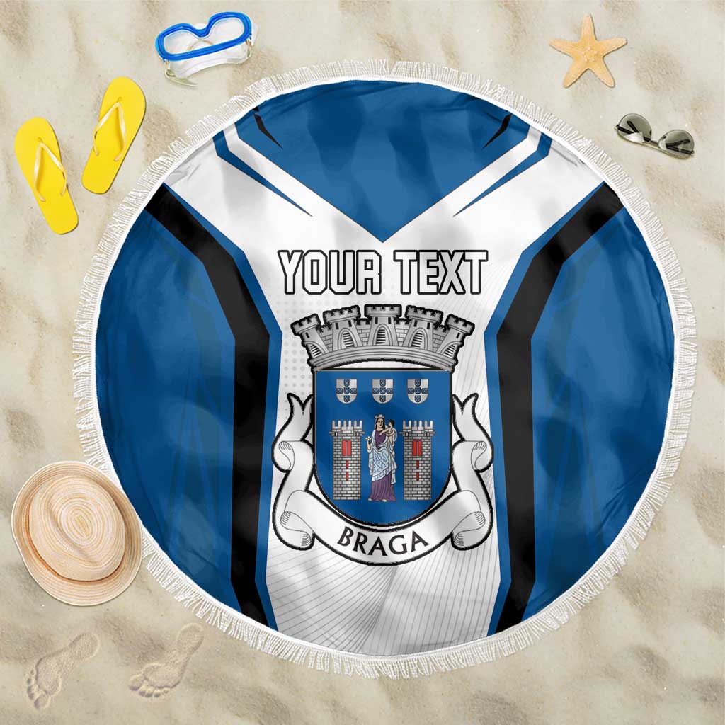 Personalized Braga Portugal Beach Blanket Sporty Style - Wonder Print Shop