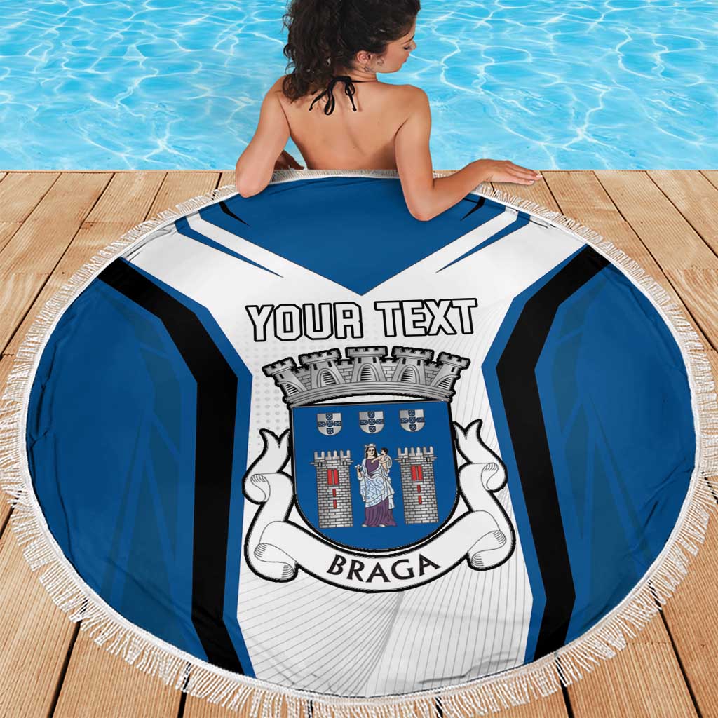 Personalized Braga Portugal Beach Blanket Sporty Style - Wonder Print Shop