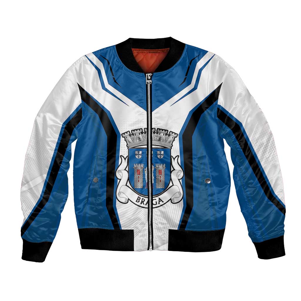 Personalized Braga Portugal Bomber Jacket Sporty Style - Wonder Print Shop