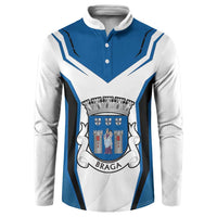 Personalized Braga Portugal Button Sweatshirt Sporty Style - Wonder Print Shop