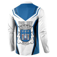 Personalized Braga Portugal Button Sweatshirt Sporty Style - Wonder Print Shop