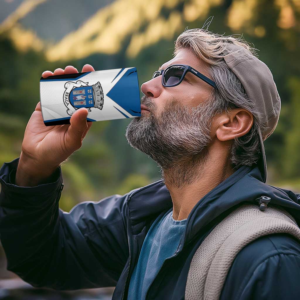 Personalized Braga Portugal 4 in 1 Can Cooler Tumbler Sporty Style - Wonder Print Shop