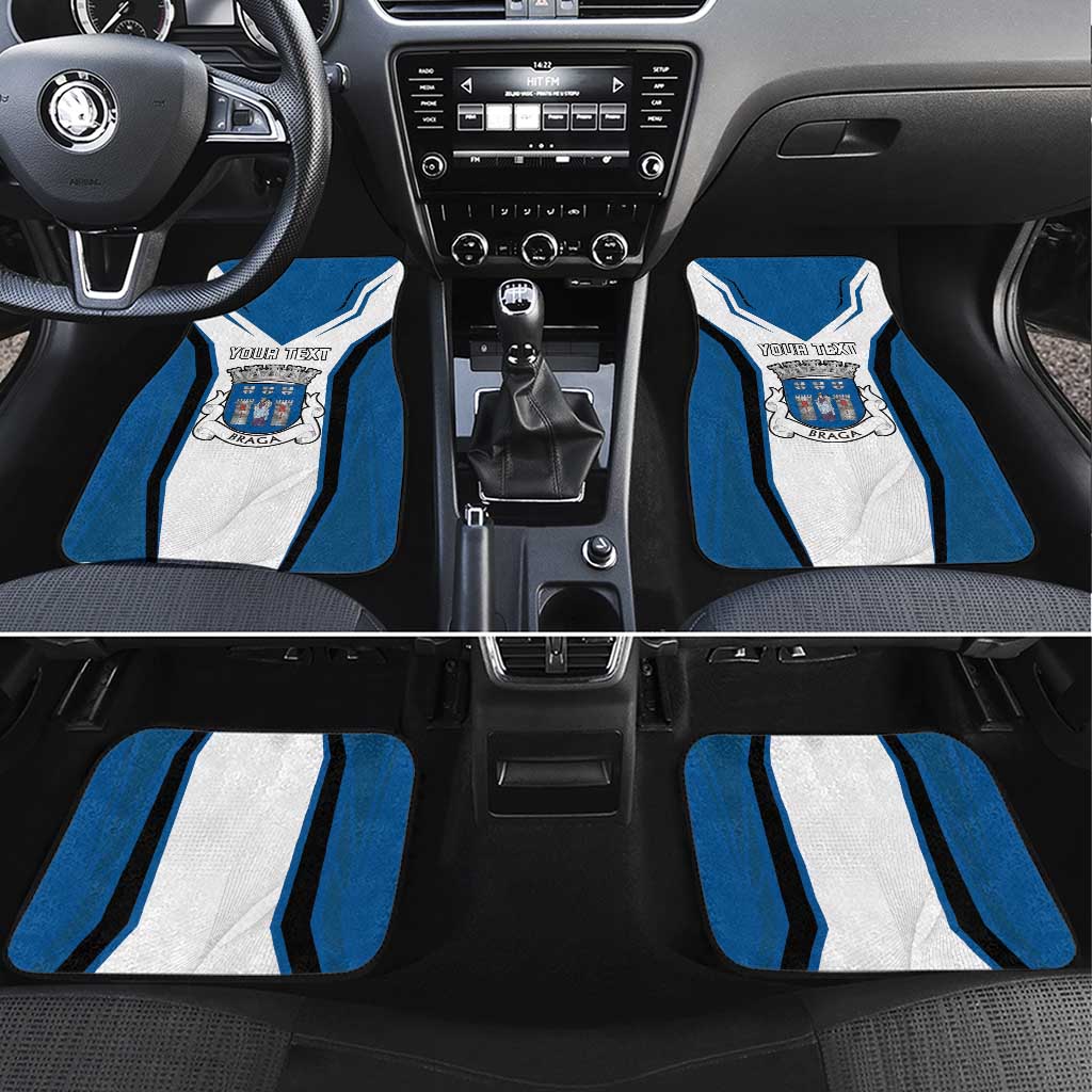 Personalized Braga Portugal Car Mats Sporty Style - Wonder Print Shop