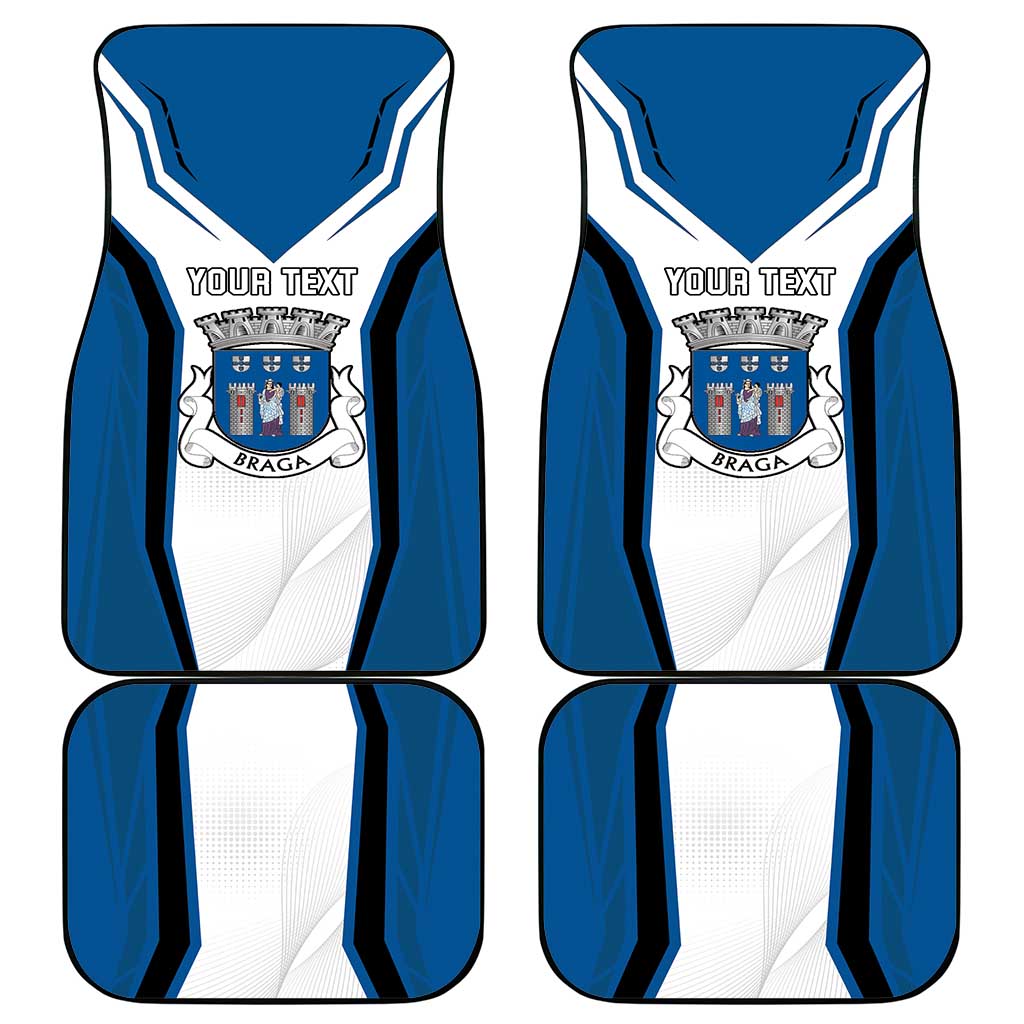 Personalized Braga Portugal Car Mats Sporty Style - Wonder Print Shop