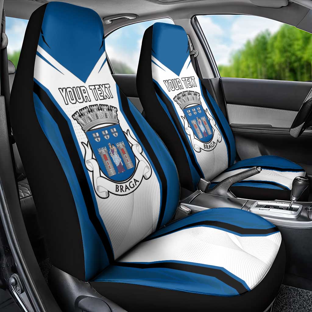 Personalized Braga Portugal Car Seat Cover Sporty Style - Wonder Print Shop