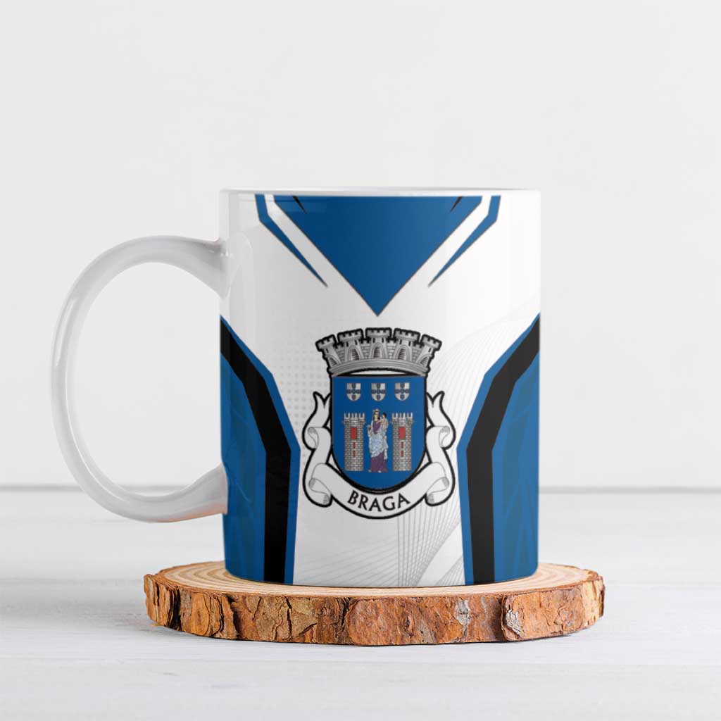 Personalized Braga Portugal Ceramic Mug Sporty Style - Wonder Print Shop