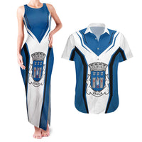 Personalized Braga Portugal Couples Matching Tank Maxi Dress and Hawaiian Shirt Sporty Style - Wonder Print Shop