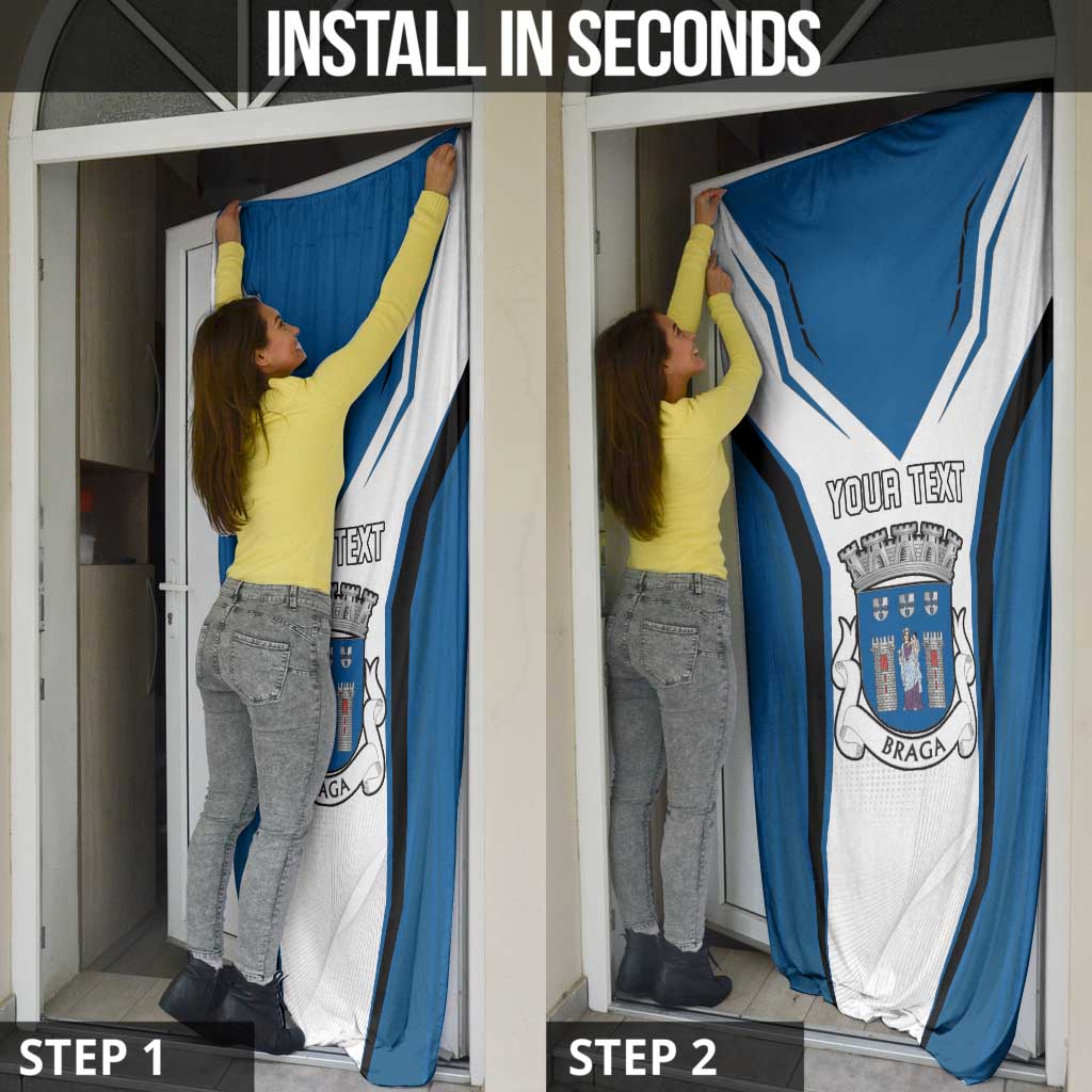 Personalized Braga Portugal Door Cover Sporty Style - Wonder Print Shop
