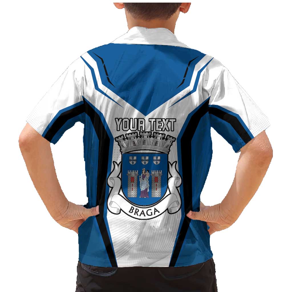 Personalized Braga Portugal Family Matching Mermaid Dress and Hawaiian Shirt Sporty Style - Wonder Print Shop