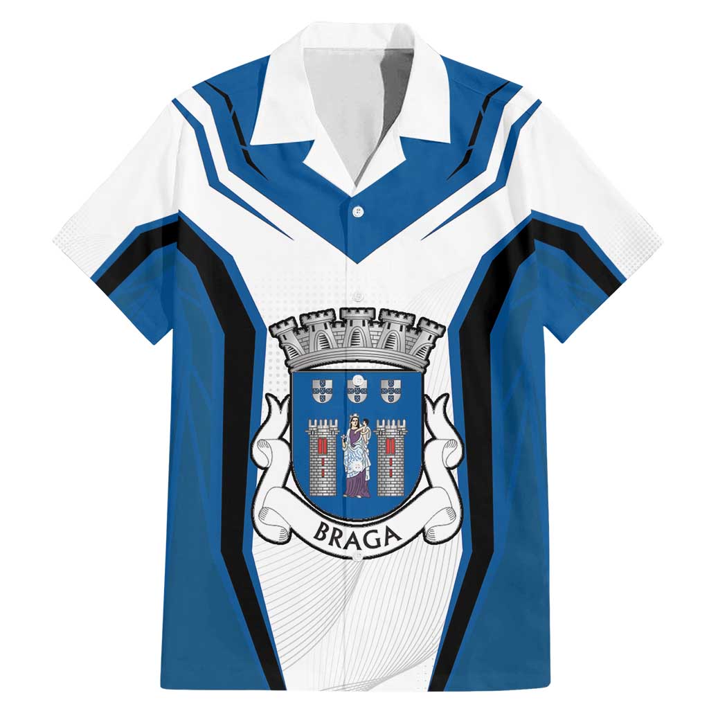 Personalized Braga Portugal Family Matching Mermaid Dress and Hawaiian Shirt Sporty Style - Wonder Print Shop