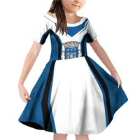 Personalized Braga Portugal Family Matching Off Shoulder Short Dress and Hawaiian Shirt Sporty Style - Wonder Print Shop